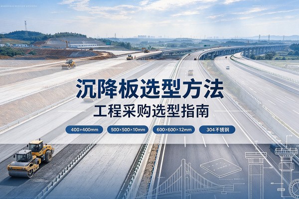 相山沉降板选择方法