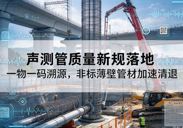 相山声测管质量新规落地，一物一码溯源，非标薄壁管材加速清退