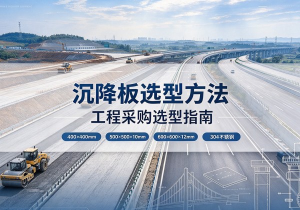 相山沉降板选择方法